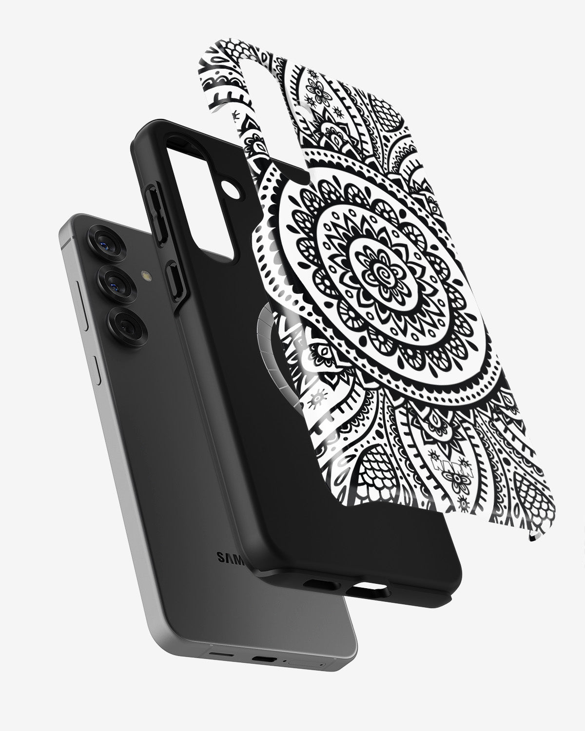 Samsung Galaxy S25 Plus Tough Case – Henna Mandala - View 2