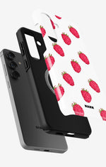Samsung Galaxy S25 Plus Tough Case – Raspberry Bliss - View 2