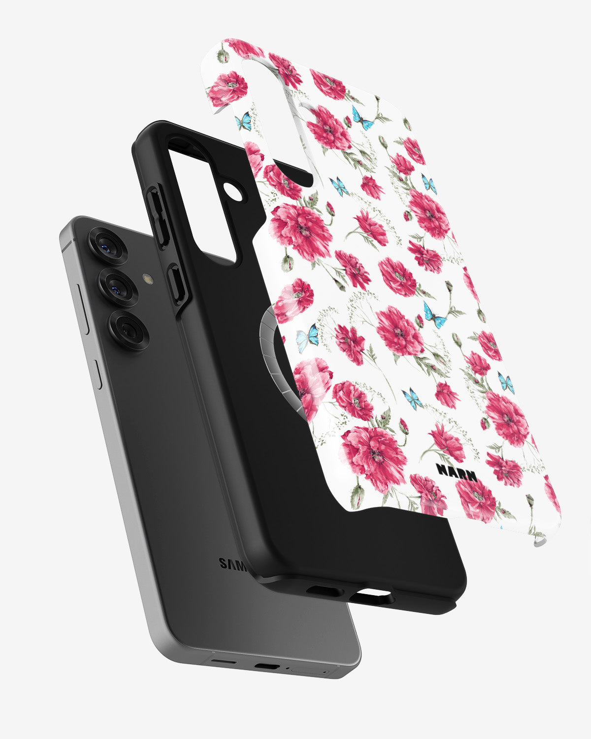 Samsung Galaxy S25 Plus Tough Case – Poppies in Bloom - View 2