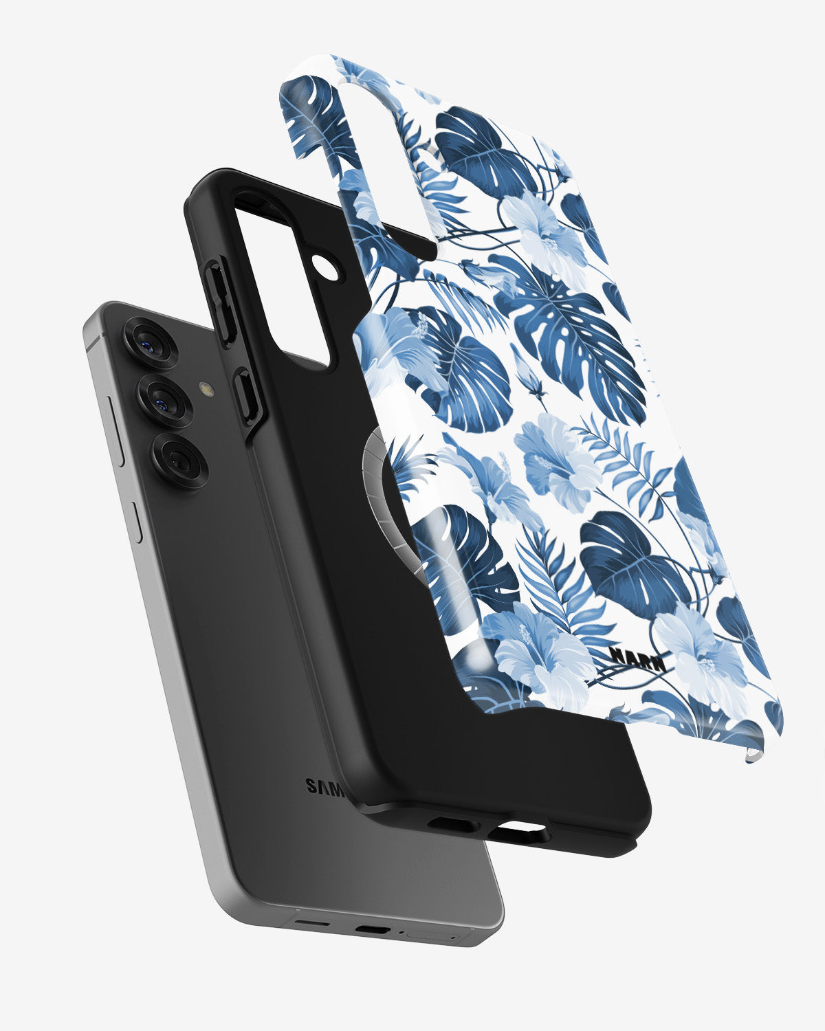 Samsung Galaxy S25 Plus Tough Case – Blue Tropics - View 2