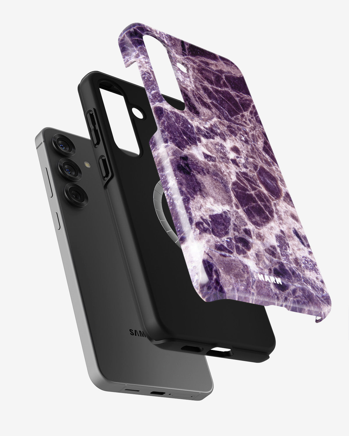 Samsung Galaxy S25 Plus Tough Case – Purple Marble - View 2