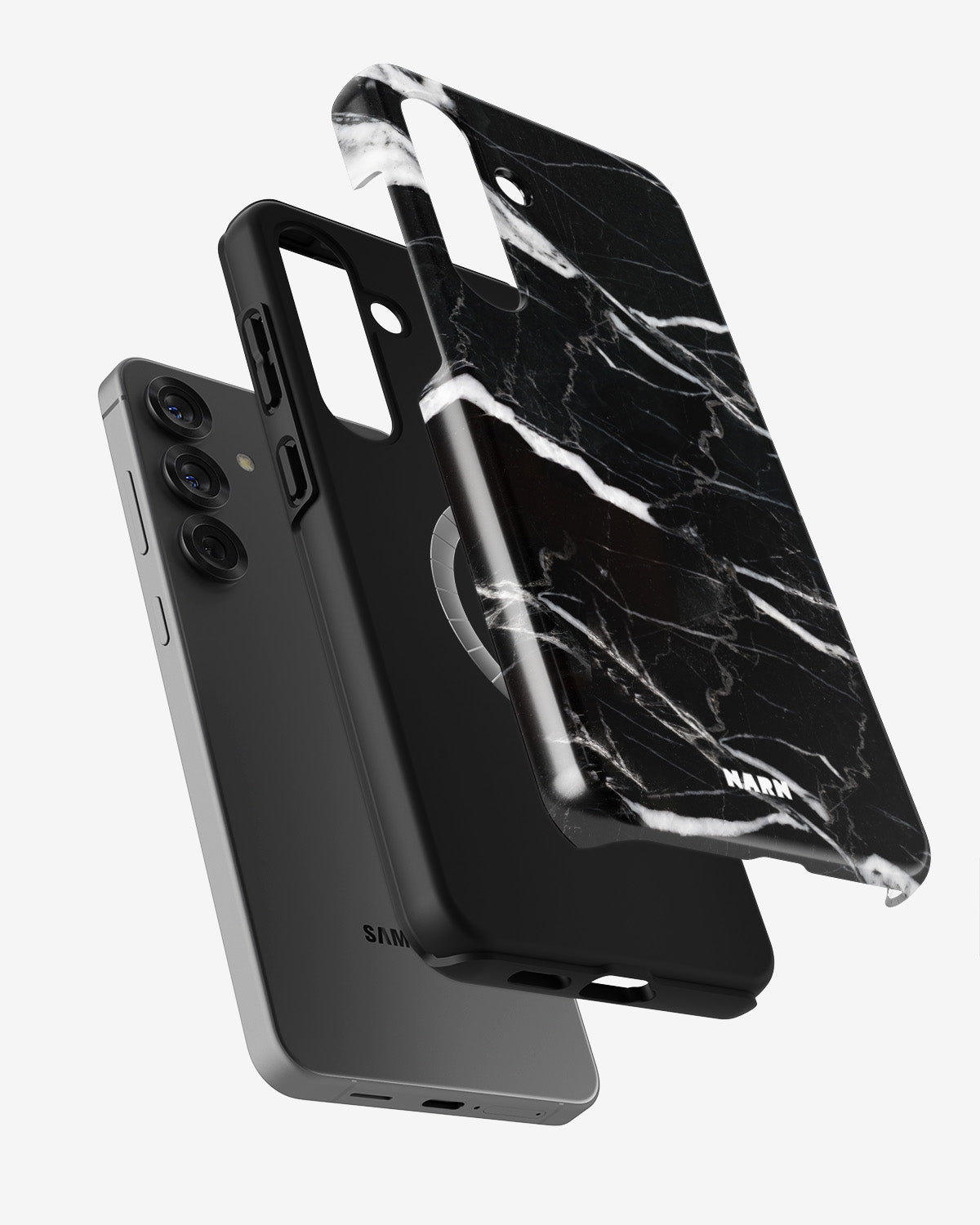 Samsung Galaxy S25 Plus Tough Case – Black Marble - View 2