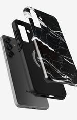 Samsung Galaxy S25 Plus Tough Case – Black Marble - View 2