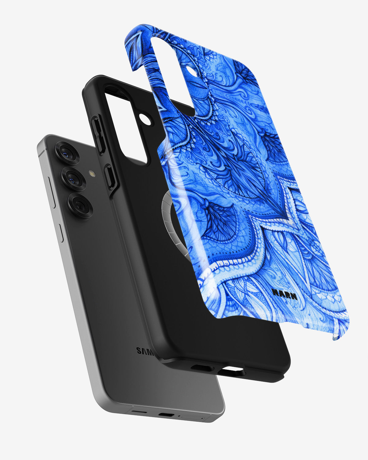 Samsung Galaxy S25 Plus Tough Case – Blue Vintage - View 2