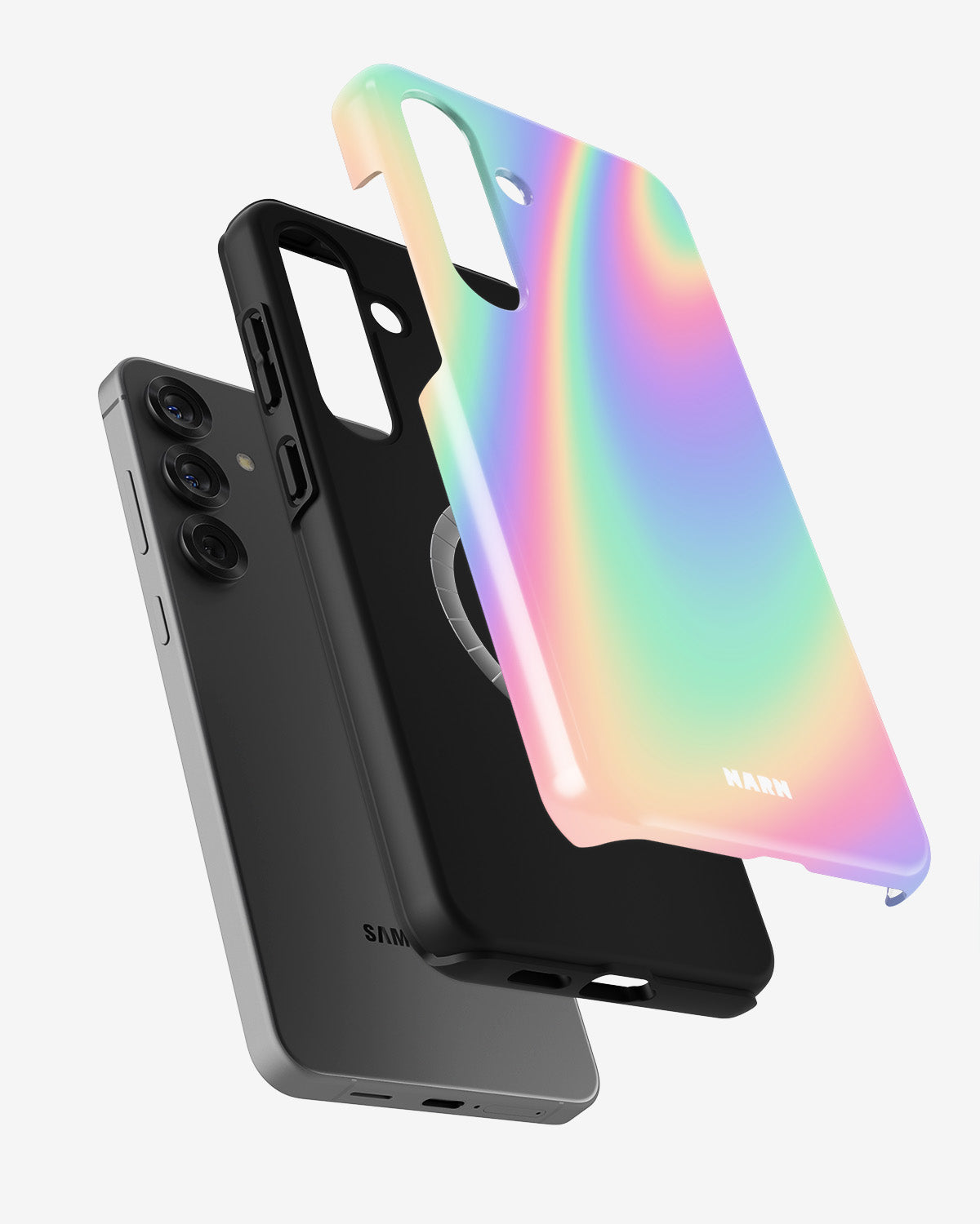 Samsung Galaxy S25 Plus Tough Case – Rainbow Haze - View 2