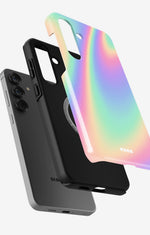 Samsung Galaxy S25 Plus Tough Case – Rainbow Haze - View 2