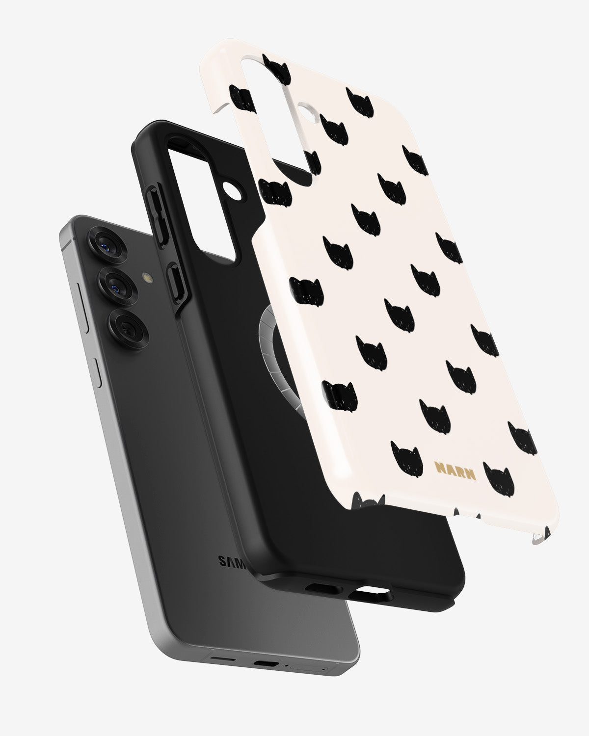 Samsung Galaxy S25 Plus Tough Case – Kitty Dots - View 2