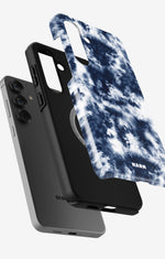 Samsung Galaxy S25 Plus Tough Case – Tie Dye Blue - View 2