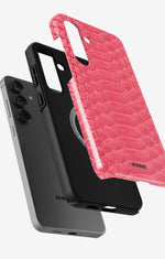 Samsung Galaxy S25 Plus Tough Case – Pink Snake - View 2