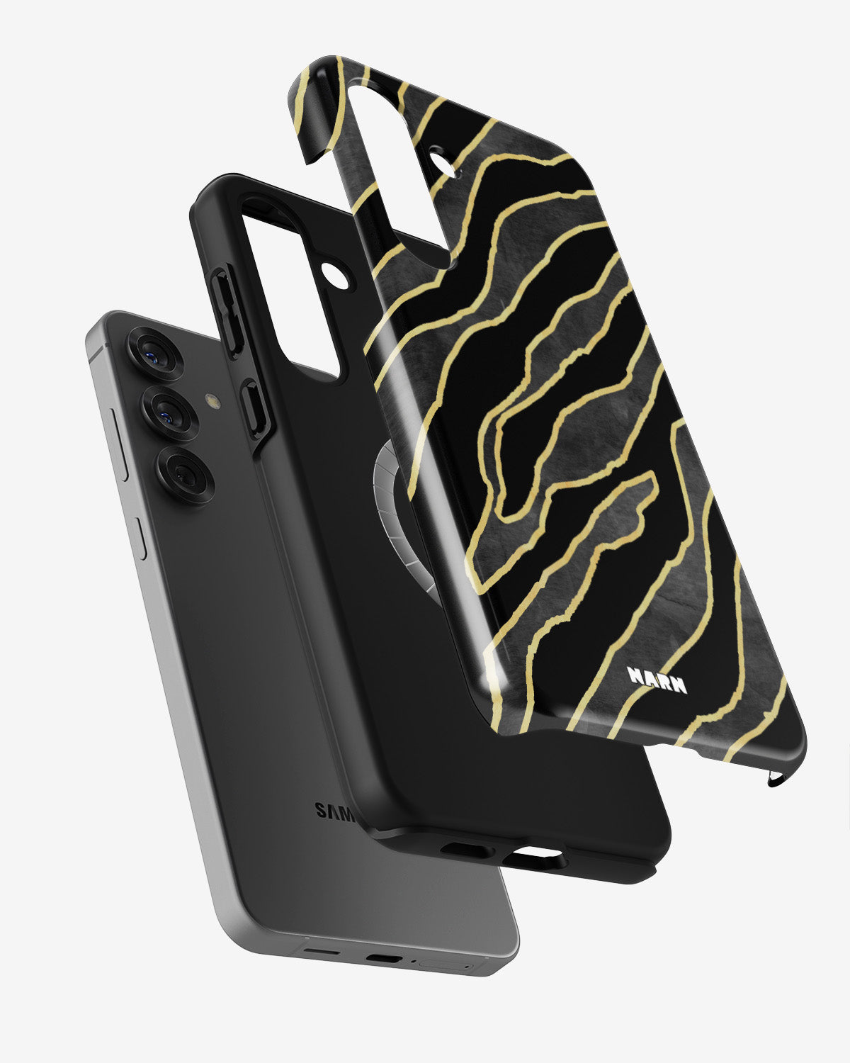 Samsung Galaxy S25 Plus Tough Case – Golden Zebra - View 2