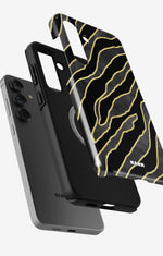 Samsung Galaxy S25 Plus Tough Case – Golden Zebra - View 2