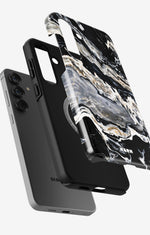 Samsung Galaxy S25 Plus Tough Case – Dark Swirl - View 2