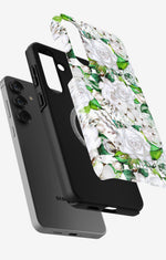 Samsung Galaxy S25 Plus Tough Case – White Bloom - View 2
