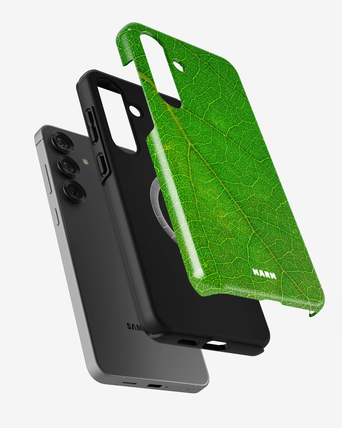 Samsung Galaxy S25 Plus Tough Case – Green Leafy - View 2