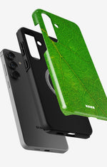 Samsung Galaxy S25 Plus Tough Case – Green Leafy - View 2