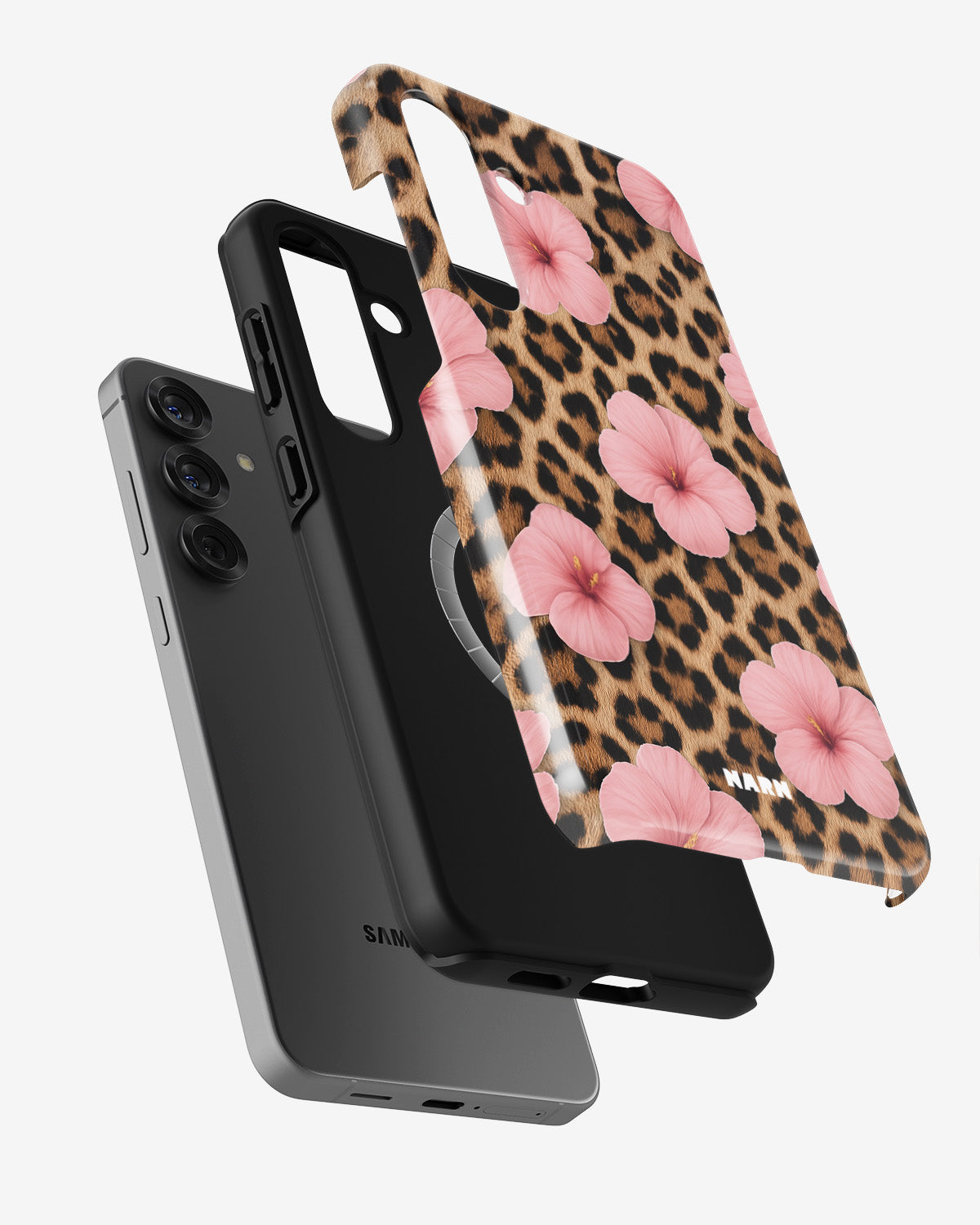 Samsung Galaxy S25 Plus Tough Case – Leopard Flower - View 2