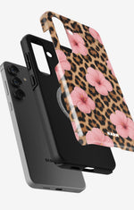 Samsung Galaxy S25 Plus Tough Case – Leopard Flower - View 2