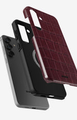 Samsung Galaxy S25 Plus Tough Case – Rouge Croc - View 2
