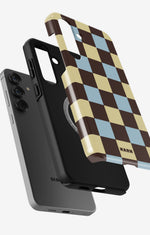 Samsung Galaxy S25 Plus Tough Case – Butter Check - View 2