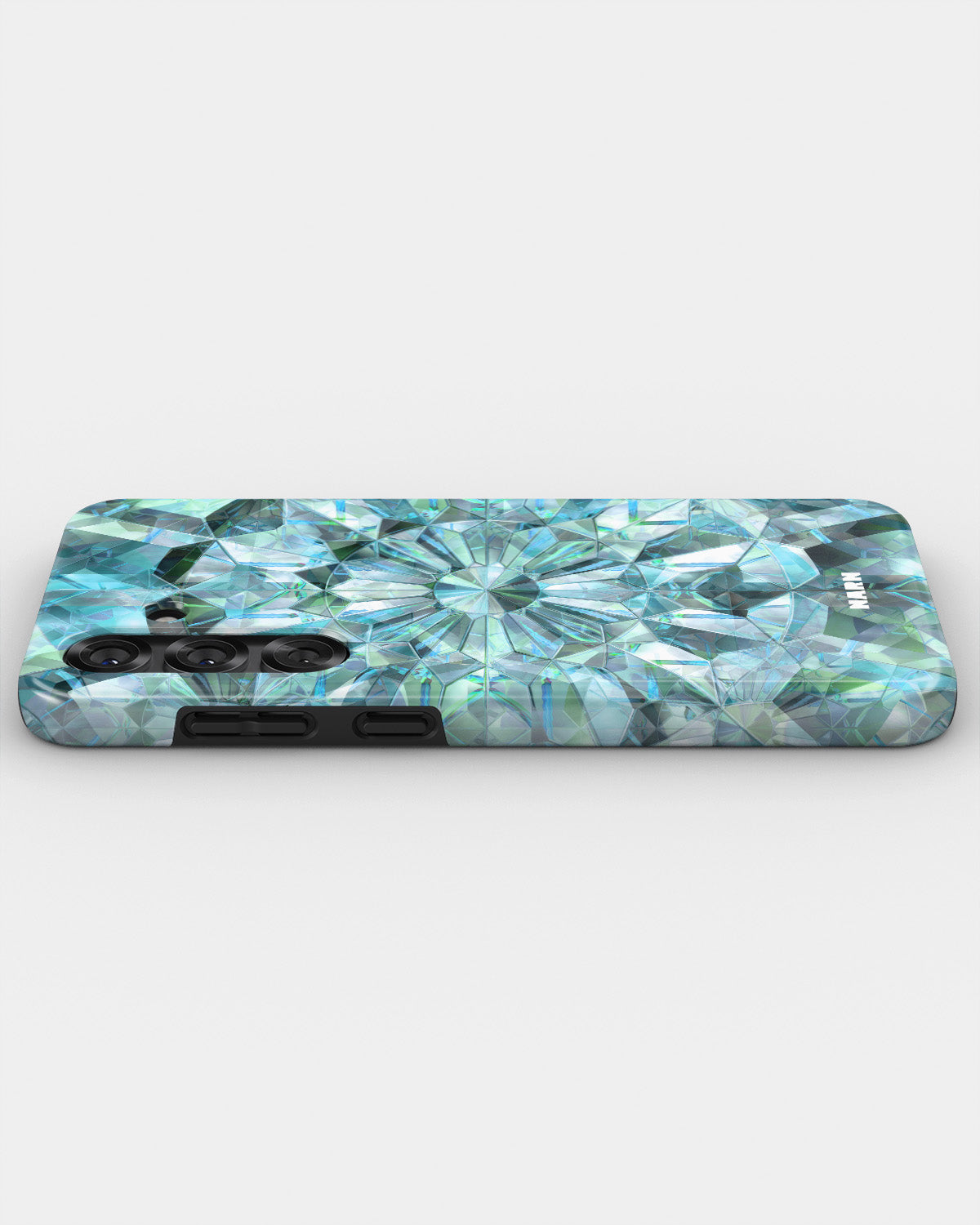 Samsung Galaxy S25 Plus Tough Case – Green Crystals - View 3
