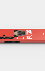 Samsung Galaxy S25 Plus Tough Case – I Love Pugs - View 3
