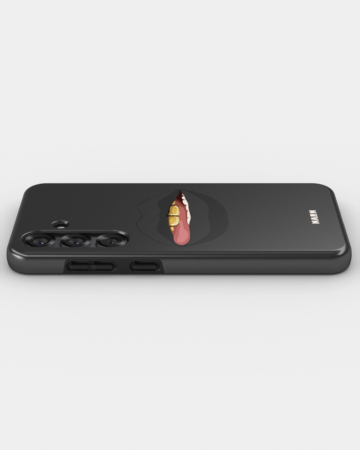 Samsung Galaxy S25 Plus Tough Case – Golden Lips - View 3