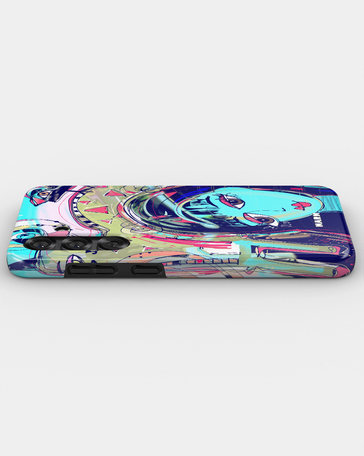 Samsung Galaxy S25 Plus Tough Case – Abstract Cat - View 3