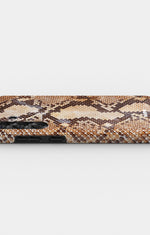 Samsung Galaxy S25 Plus Tough Case – Brown Snakeskin - View 3