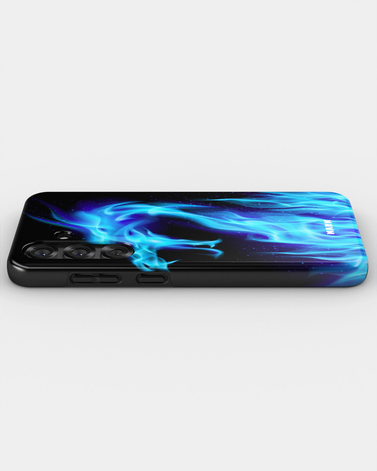 Samsung Galaxy S25 Plus Tough Case – Blue Flames Dragon - View 3