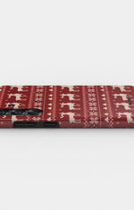 Samsung Galaxy S25 Plus Tough Case – Reindeer Knit - View 3