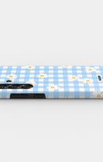 Samsung Galaxy S25 Plus Tough Case – Blue Daisies - View 3