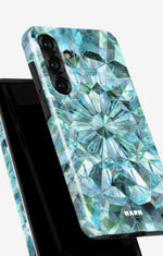 Samsung Galaxy S25 Plus Tough Case – Green Crystals - View 4