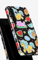 Samsung Galaxy S25 Plus Tough Case – Cute Stickers - View 4