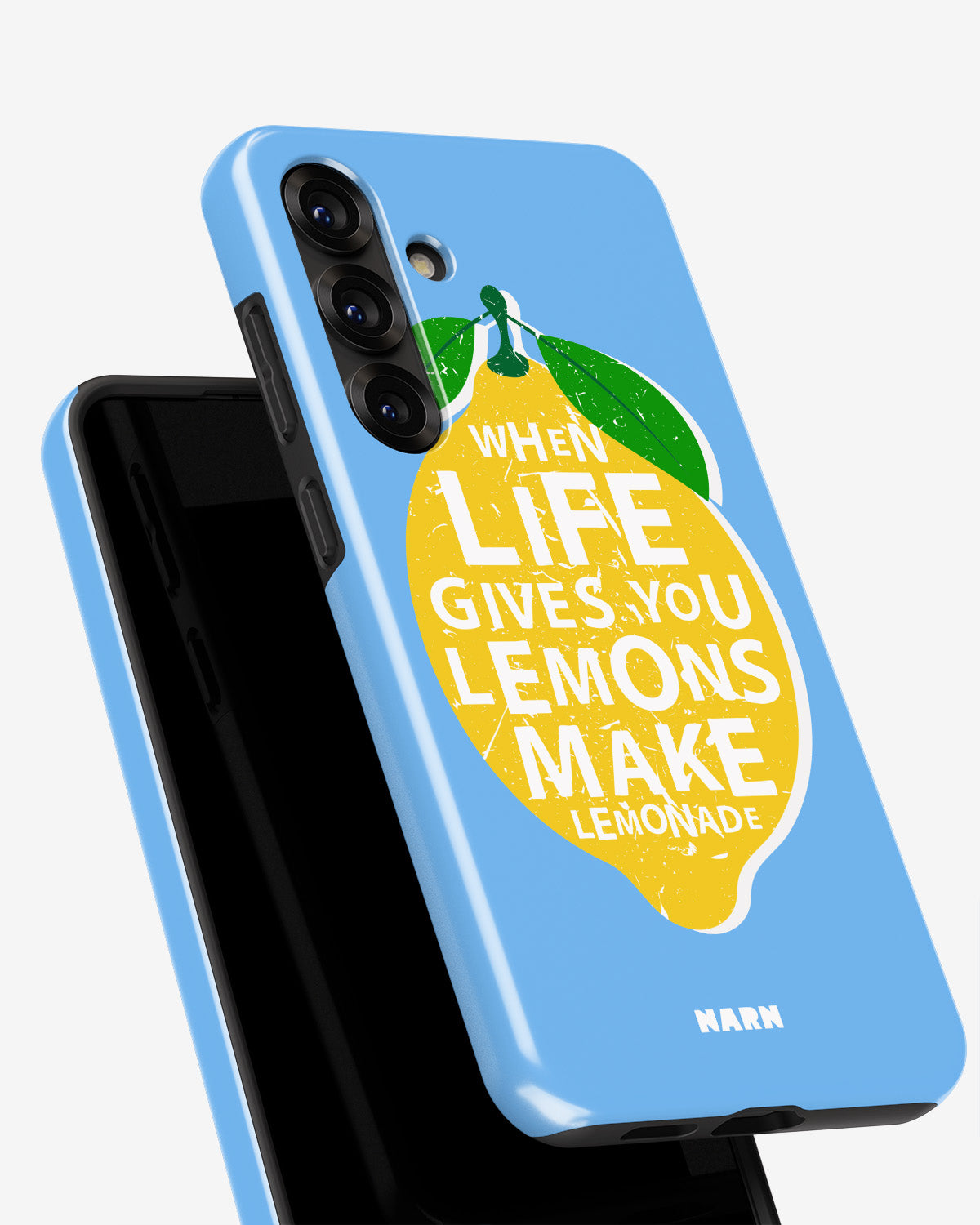 Samsung Galaxy S25 Plus Tough Case – Lemon Quote - View 4