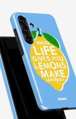 Samsung Galaxy S25 Plus Tough Case – Lemon Quote - View 4