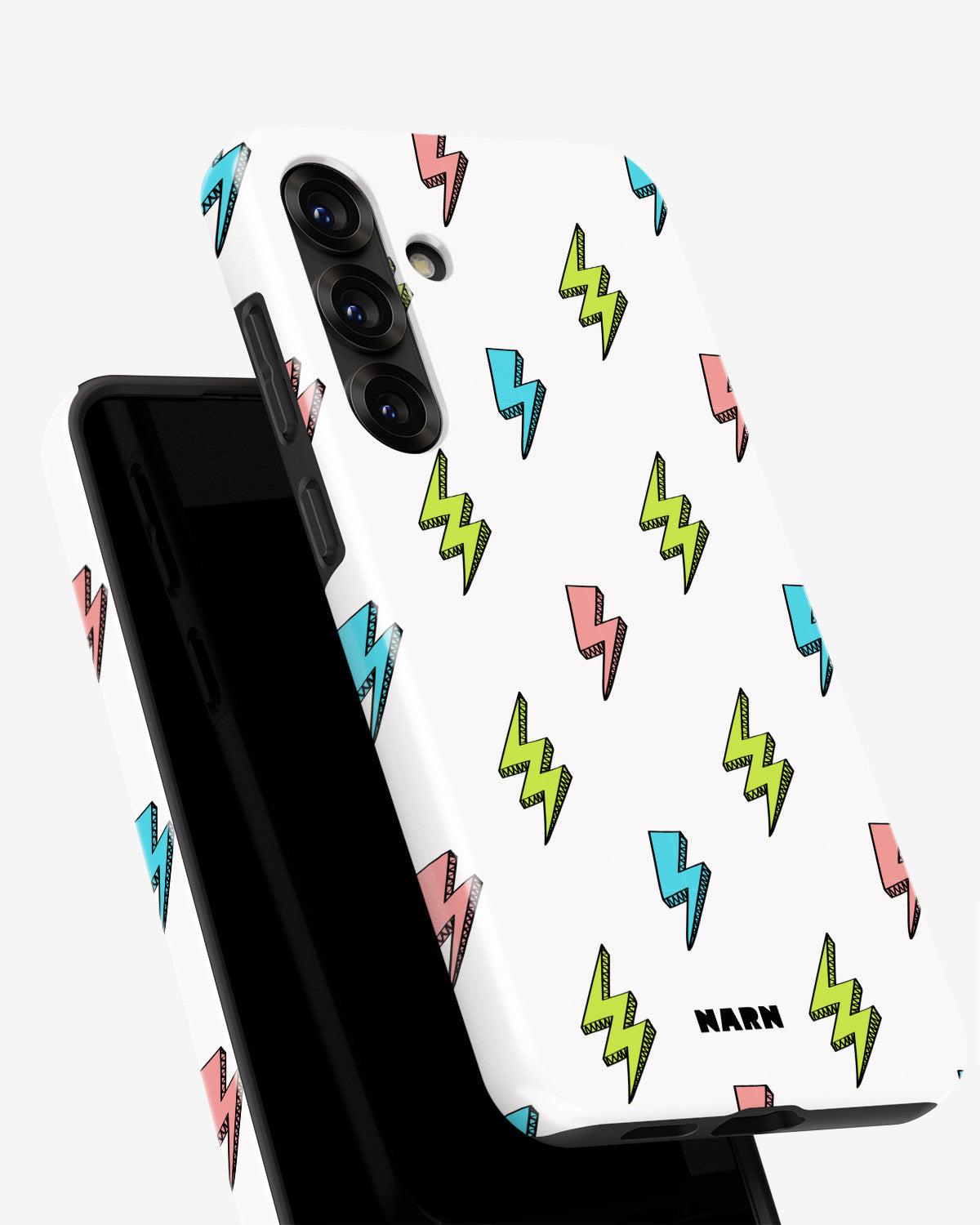 Samsung Galaxy S25 Plus Tough Case – Lightning Bolts - View 4