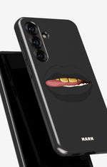 Samsung Galaxy S25 Plus Tough Case – Golden Lips - View 4