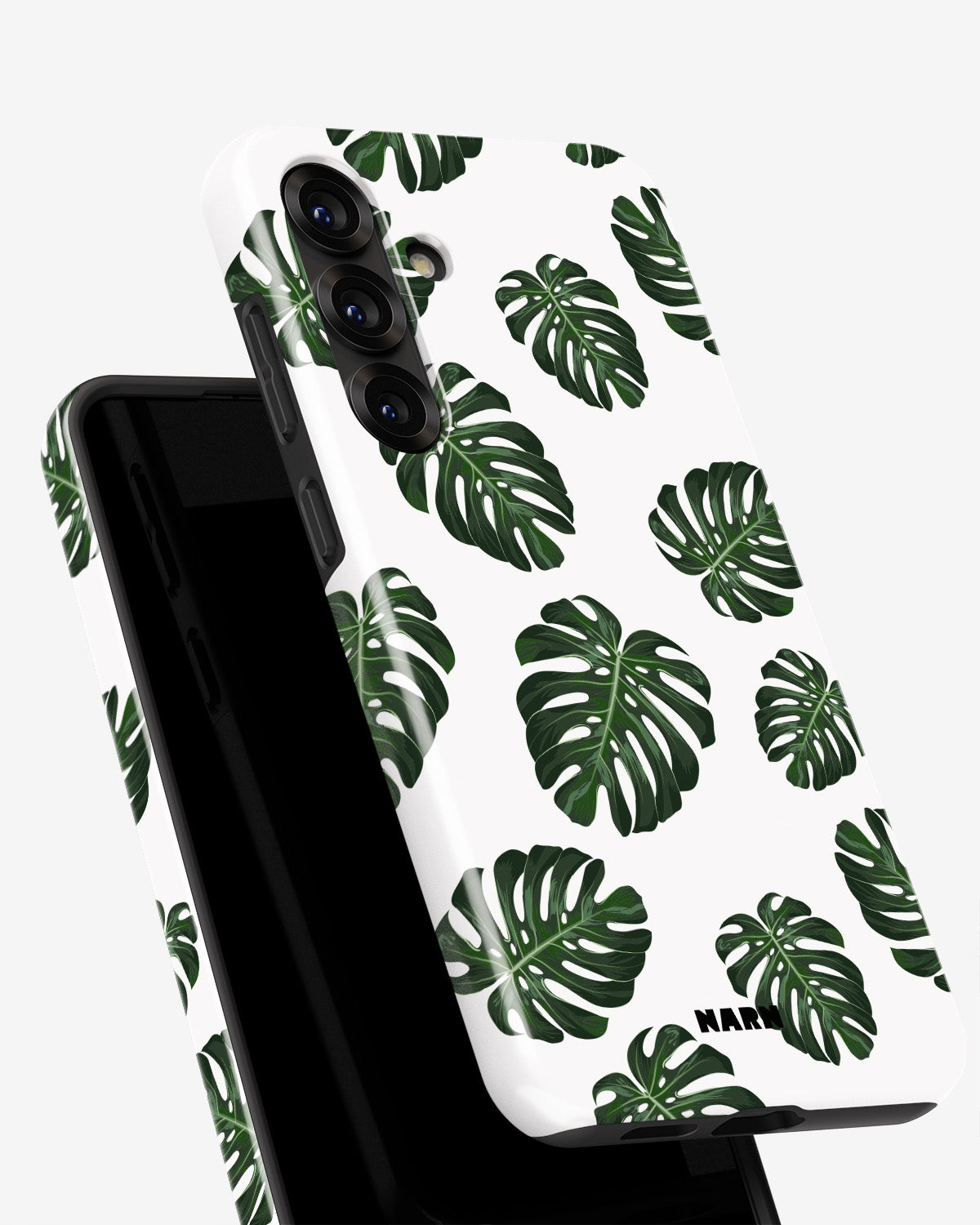 Samsung Galaxy S25 Plus Tough Case – Monstera Pattern - View 4