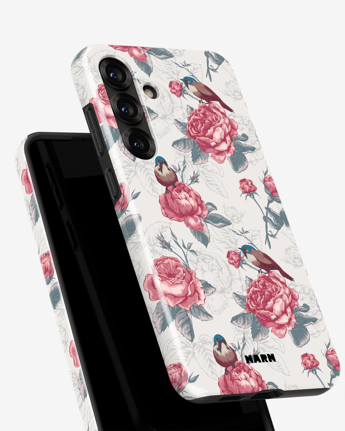 Samsung Galaxy S25 Plus Tough Case – Birds Among Roses - View 4