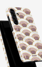 Samsung Galaxy S25 Plus Tough Case – Pink Marble Waves - View 4