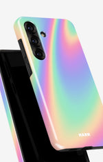Samsung Galaxy S25 Plus Tough Case – Rainbow Haze - View 4