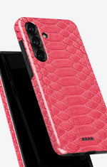 Samsung Galaxy S25 Plus Tough Case – Pink Snake - View 4