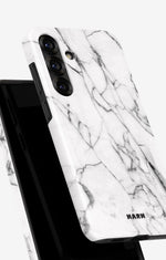 Samsung Galaxy S25 Plus Tough Case – Milky Marble - View 4