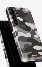 Samsung Galaxy S25 Plus Tough Case – Grey Camo - View 4