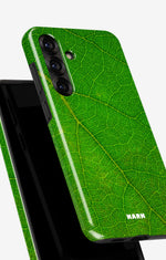 Samsung Galaxy S25 Plus Tough Case – Green Leafy - View 4