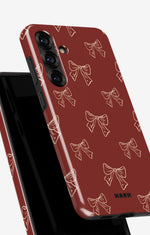 Samsung Galaxy S25 Plus Tough Case – Cherry Bows - View 4