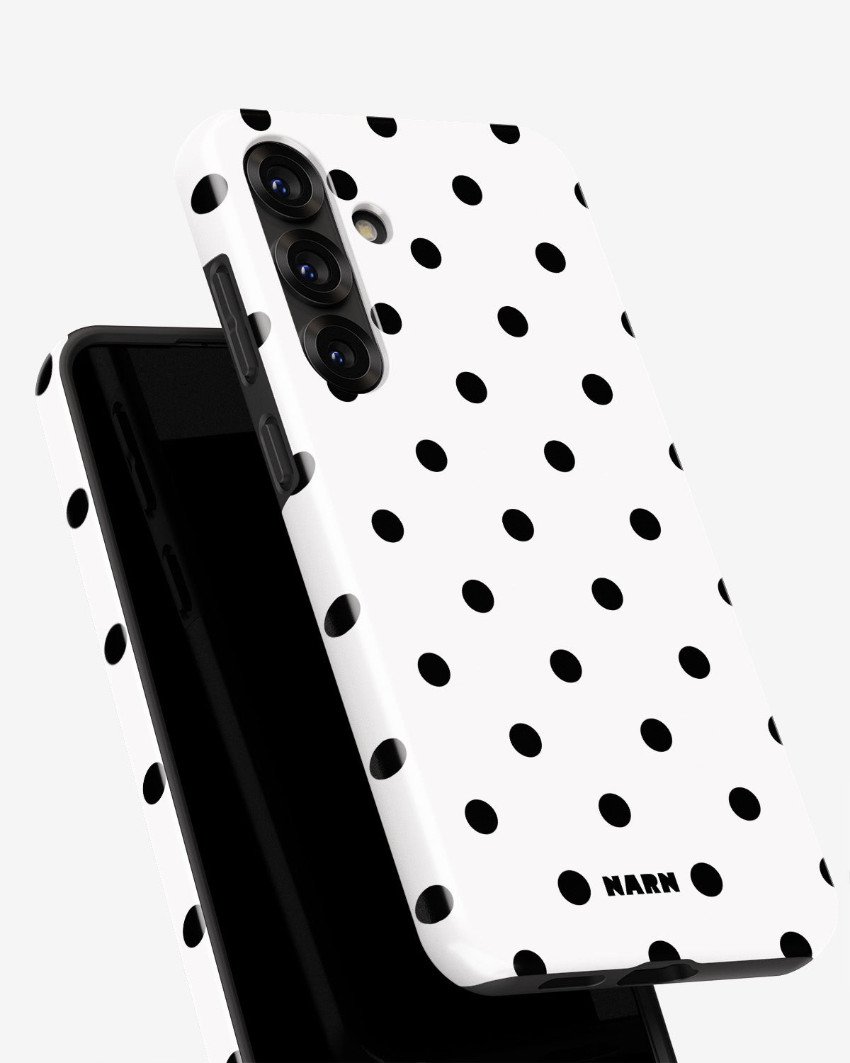 Samsung Galaxy S25 Plus Tough Case – Mono Dots - View 4