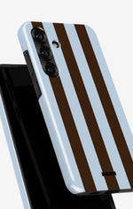 Samsung Galaxy S25 Plus Tough Case – Bistro Stripes - View 4