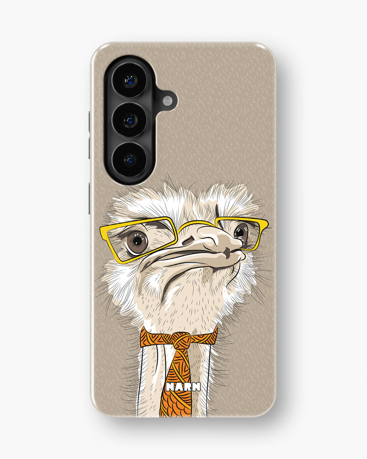 Samsung Galaxy A57 Tough Case – Hipster Ostrich - View 1