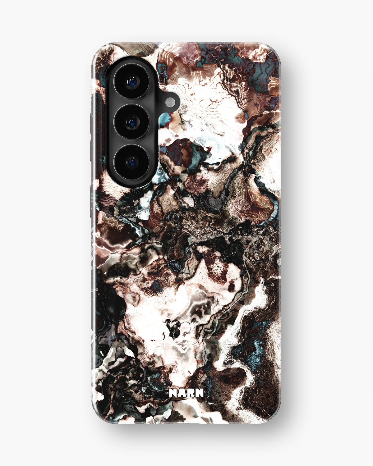 Samsung Galaxy A57 Tough Case – Marble Brown - View 1